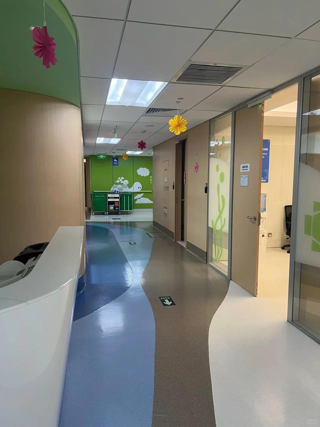Nurses Station Hallway