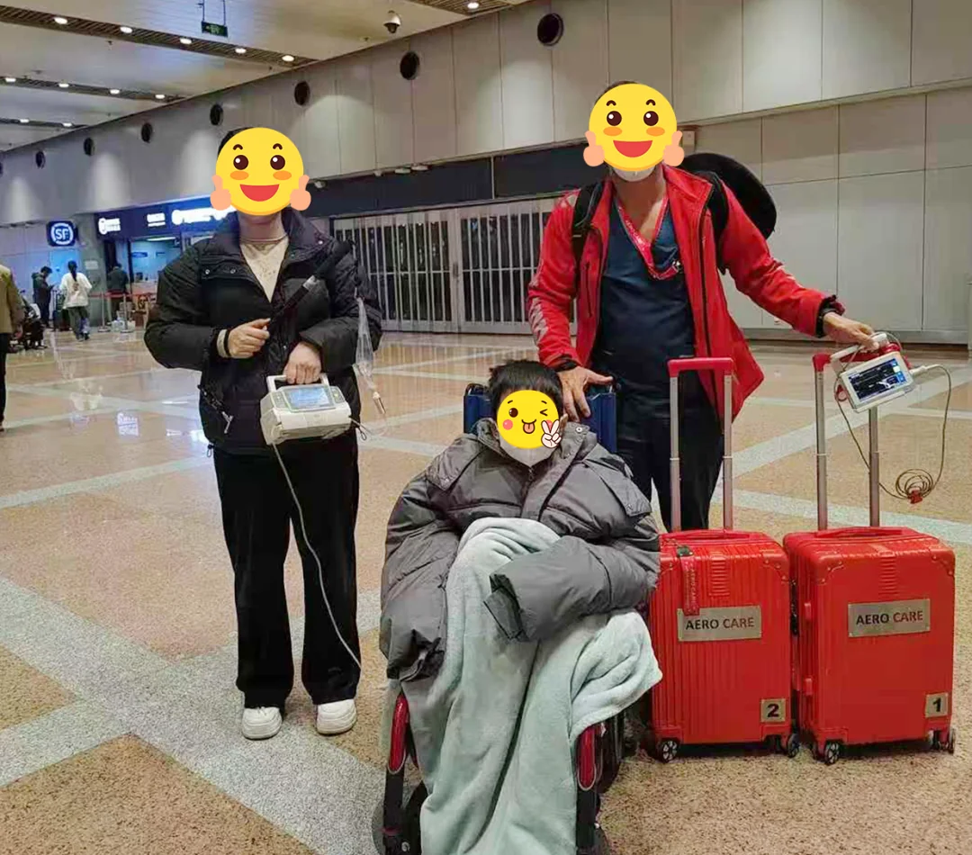 Xiao An successfully discharged from the transplant unit