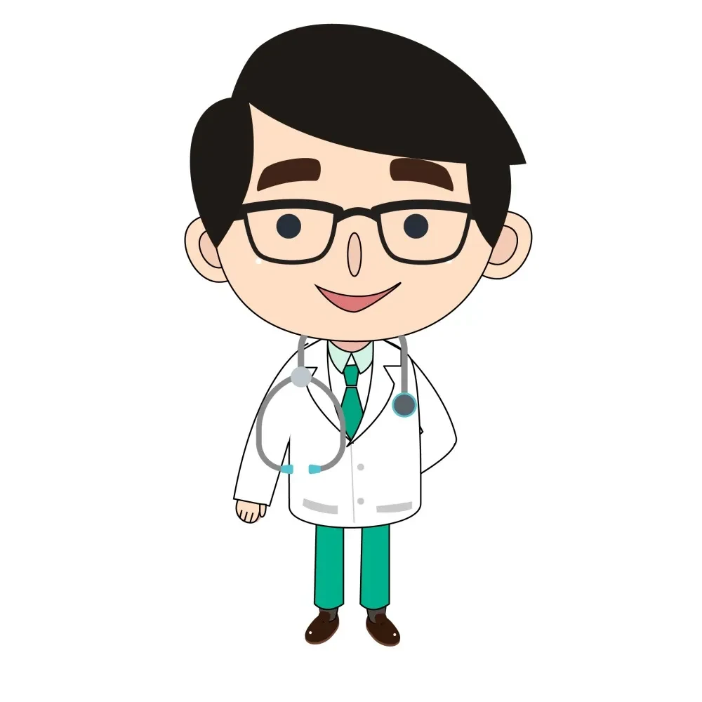 Illustration of a pediatrician